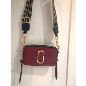Marc Jacobs Snapshot Bag - Burgundy